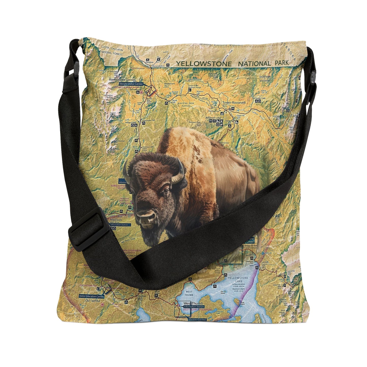 YELLOWSTONE NATIONAL PARK - Adjustable Tote Bag