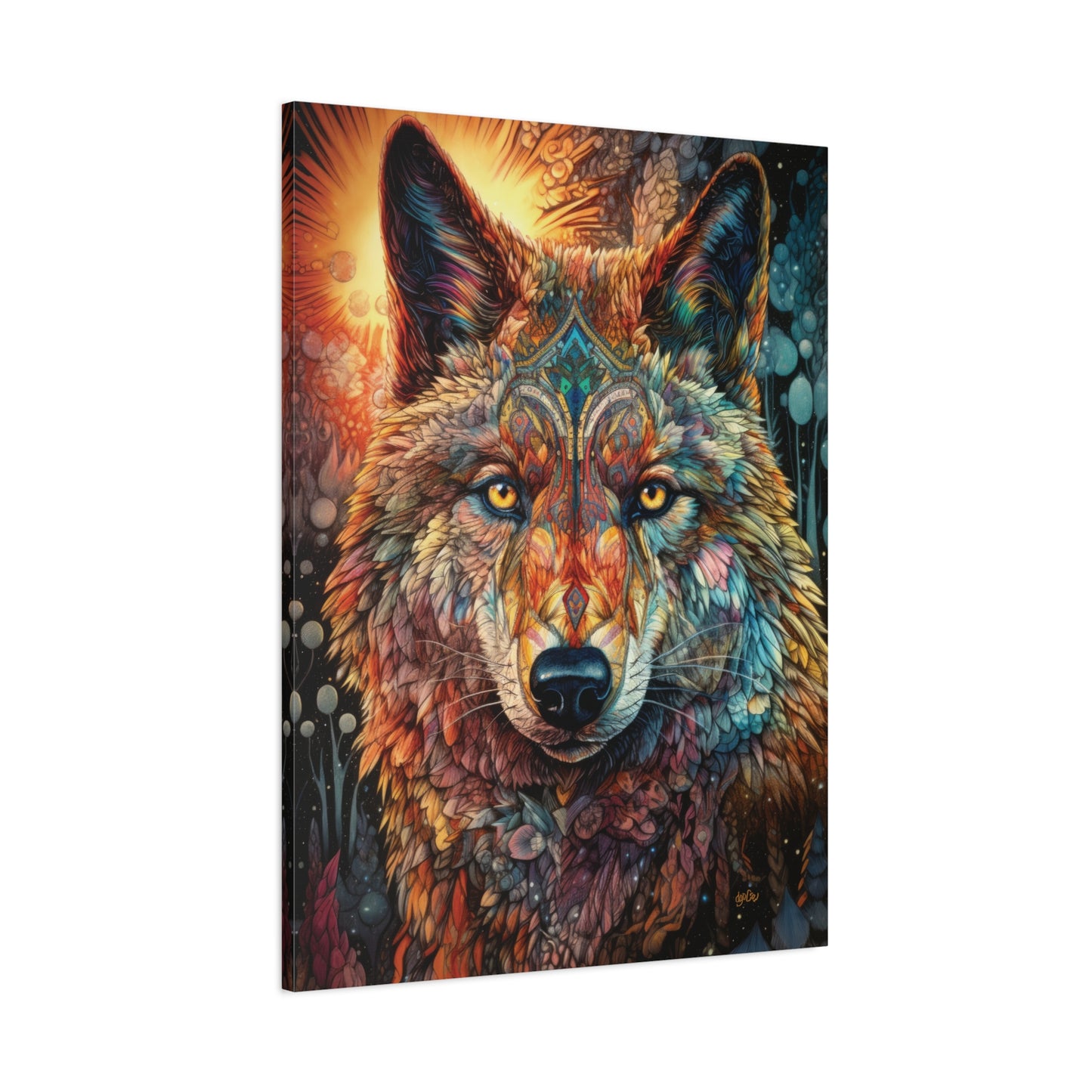 PSYCHEDLIC DECO WOLF