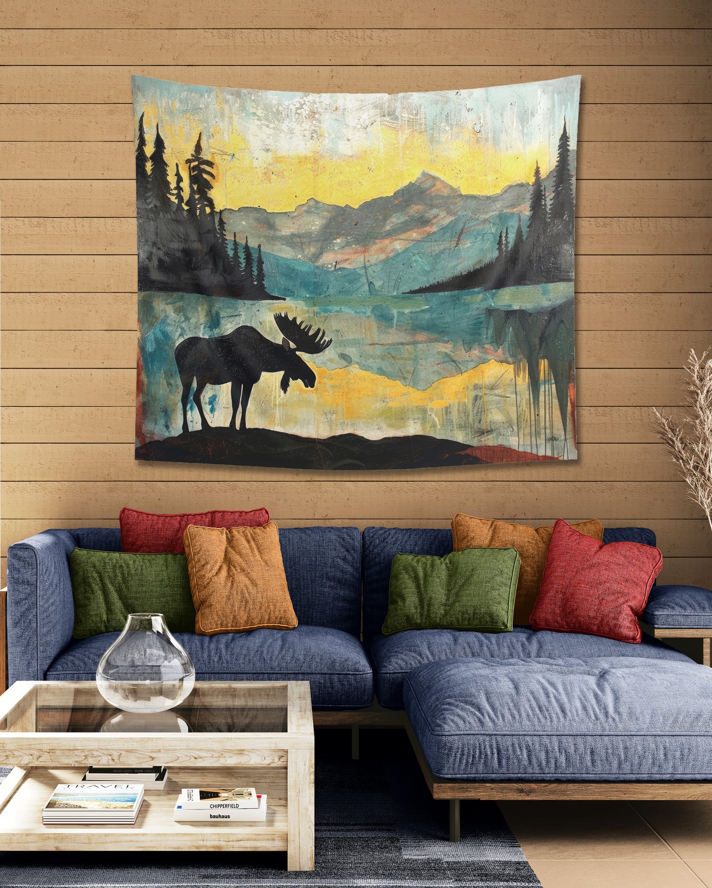 ATMOSPHERIC MOOSE - Wall Tapestry