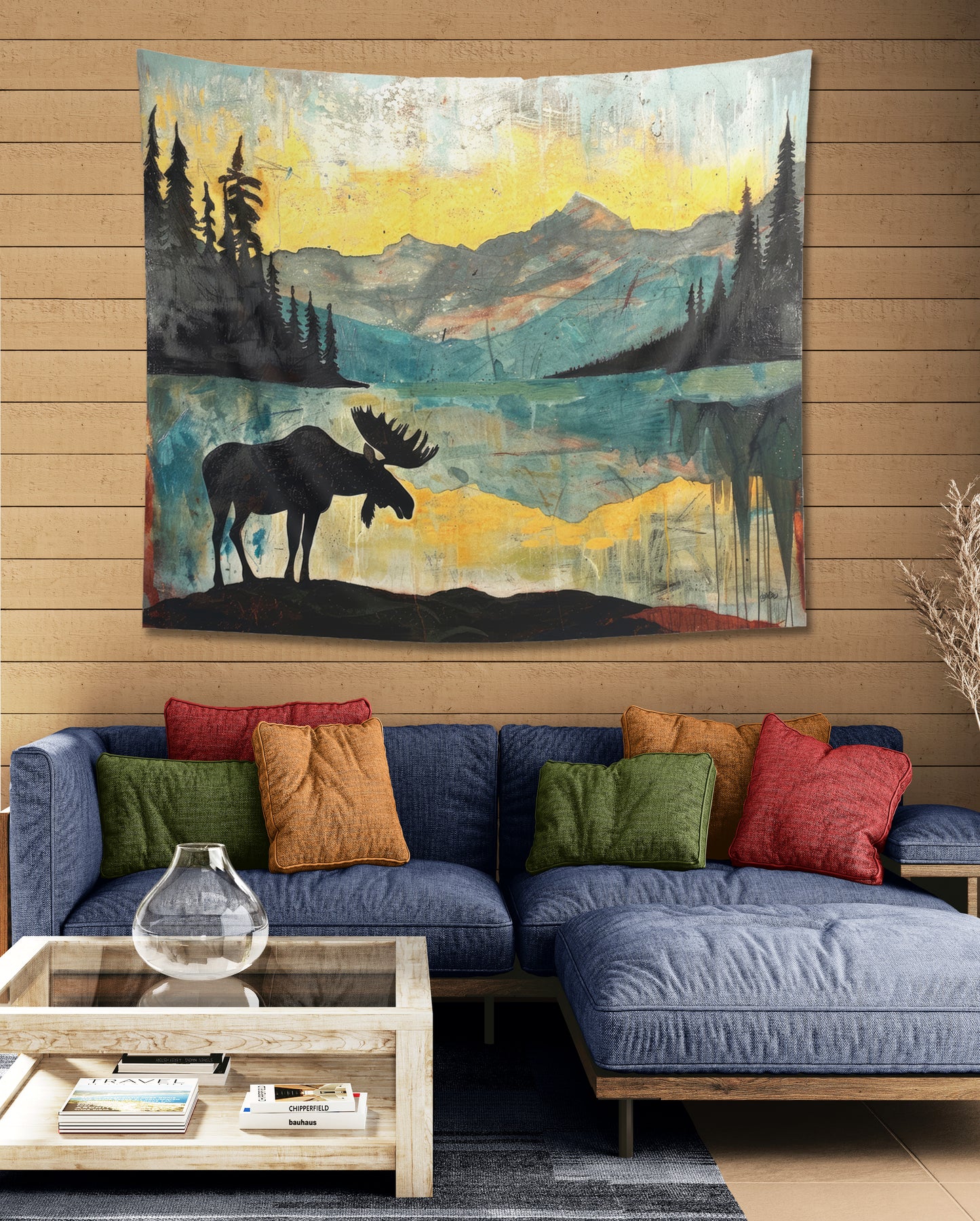 ATMOSPHERIC MOOSE - Wall Tapestry