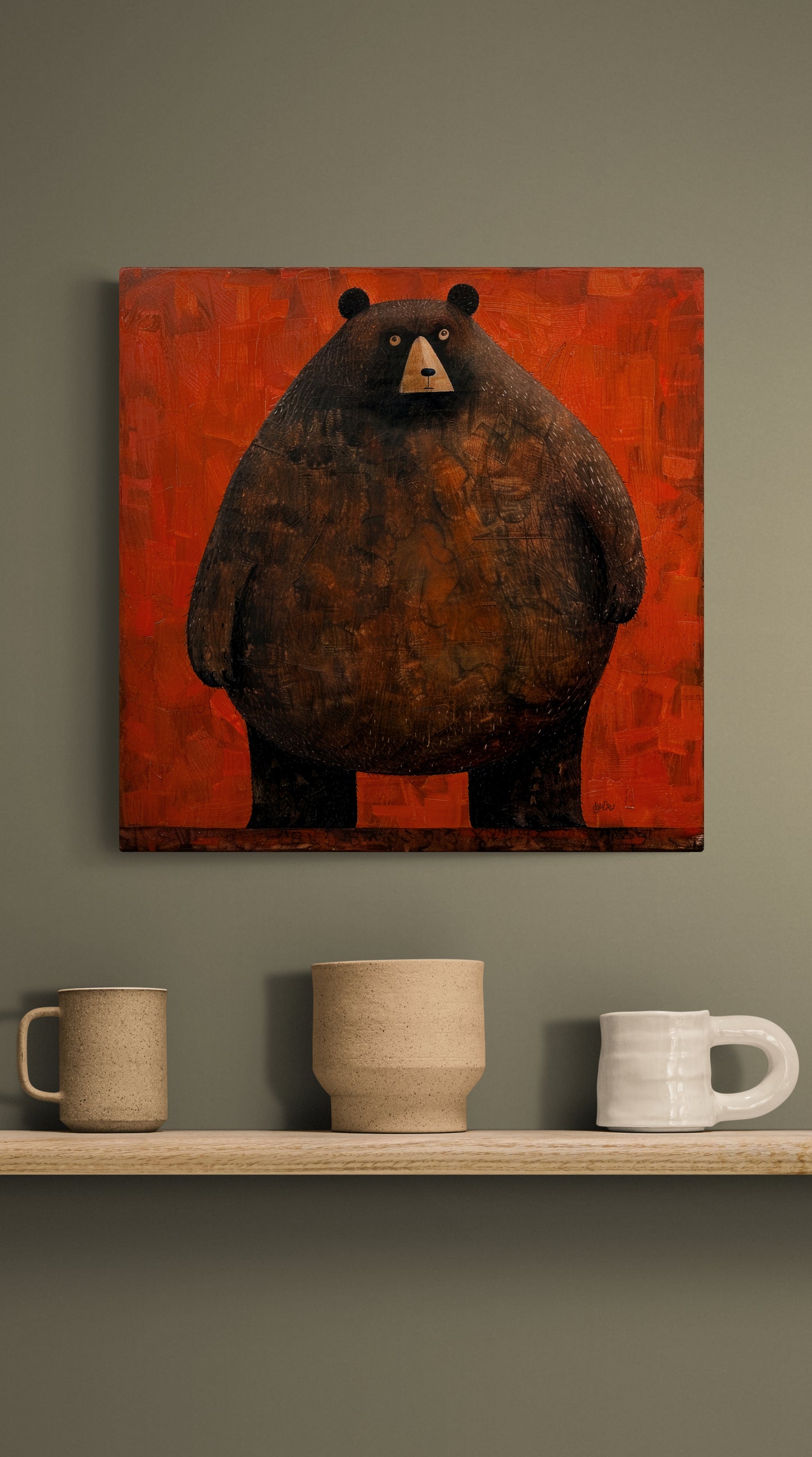 BIG RED BEAR
