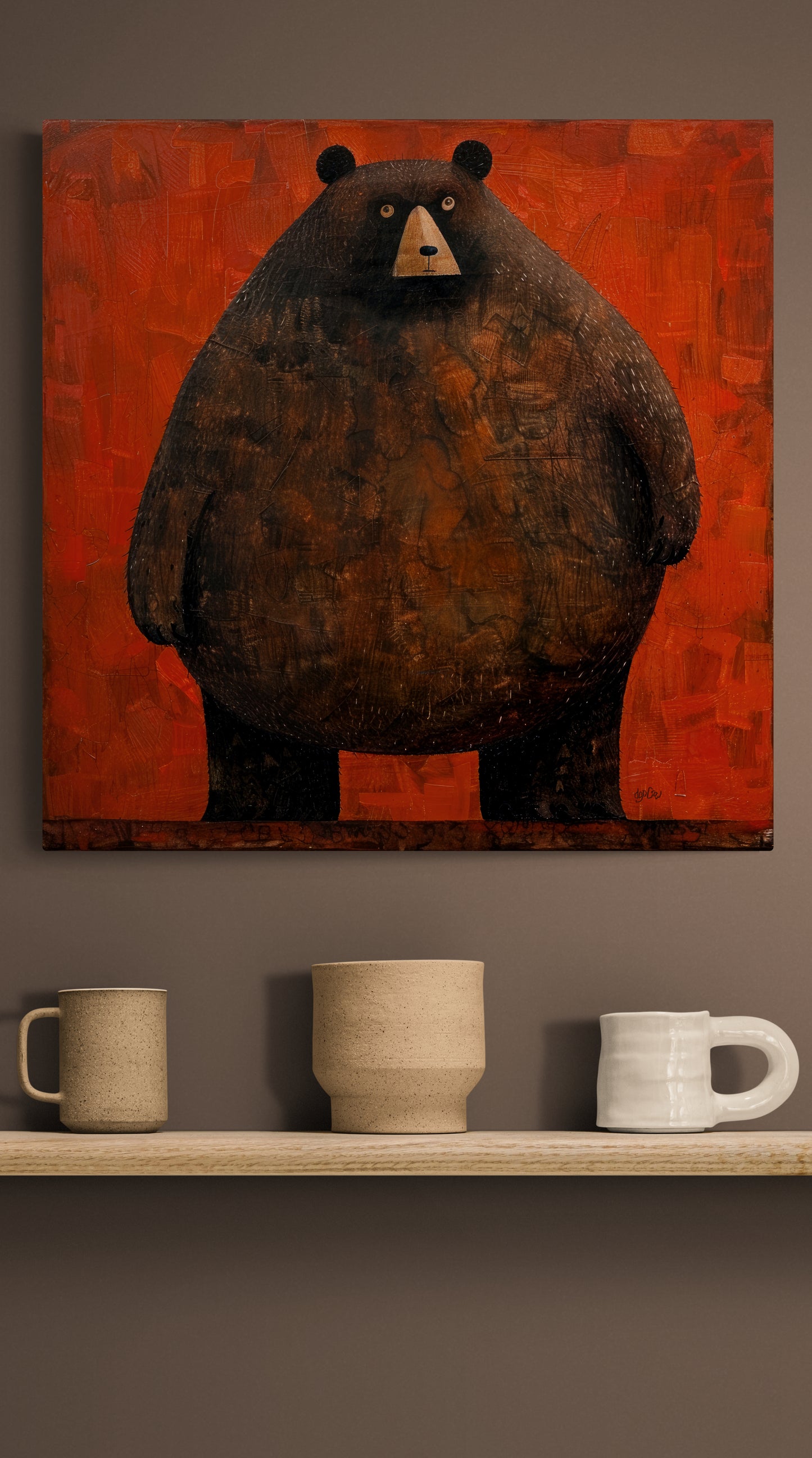 BIG RED BEAR