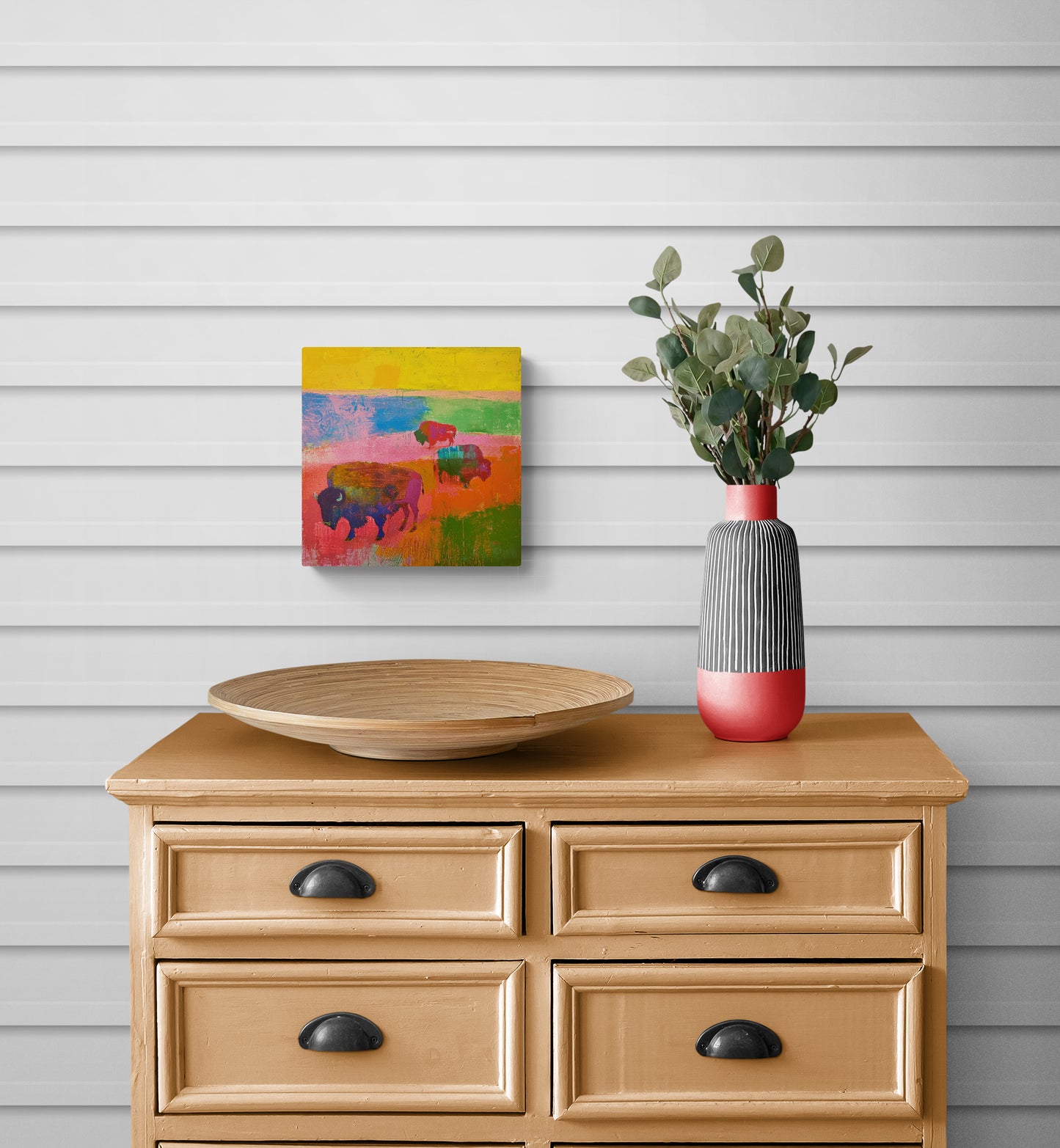 PATCHWORK PRAIRIE BISON