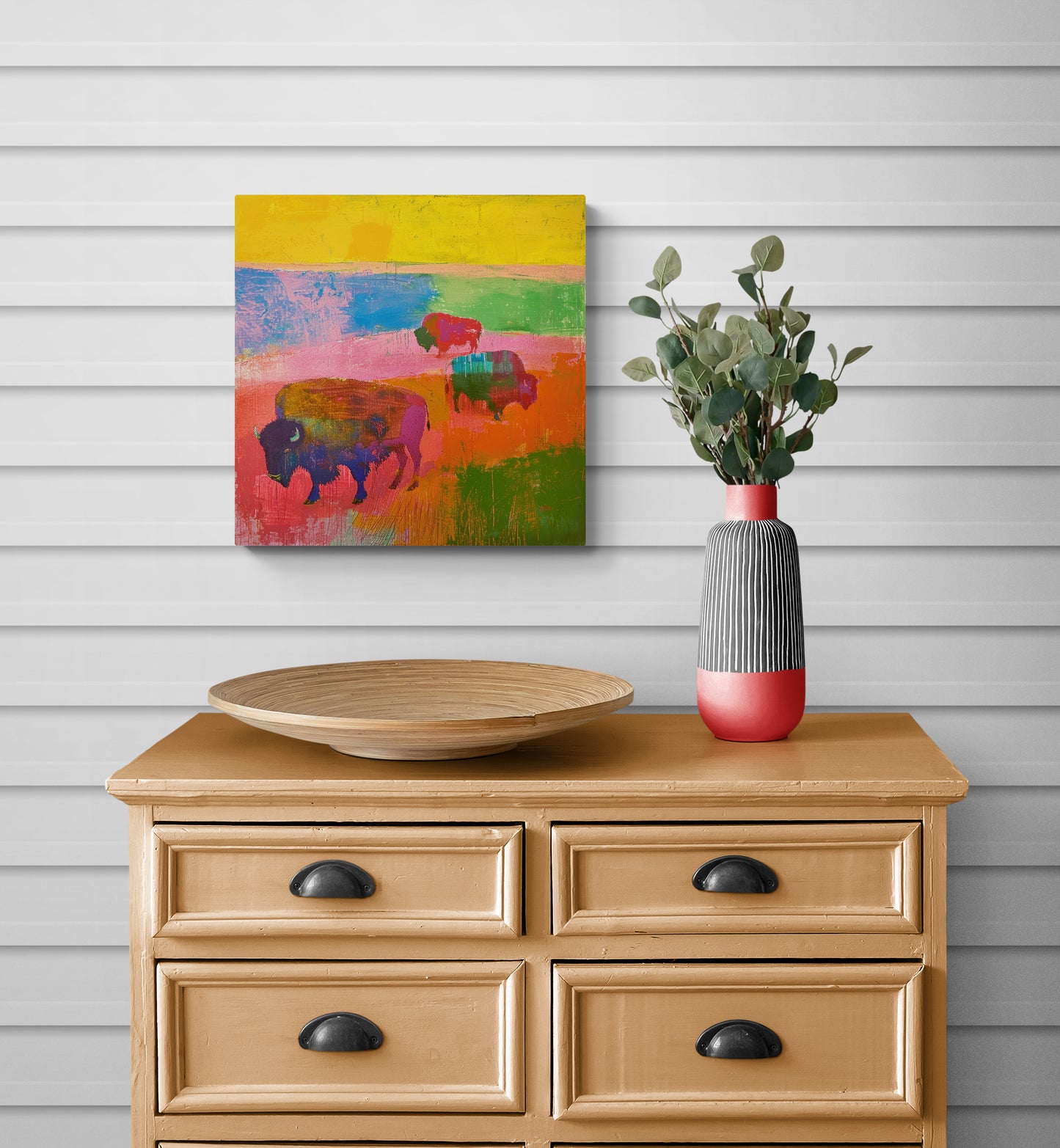 PATCHWORK PRAIRIE BISON