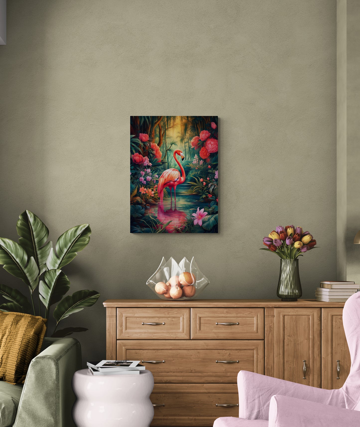 FLAMINGO TROPICAL BLOOM