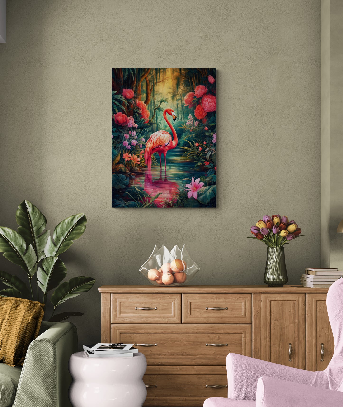FLAMINGO TROPICAL BLOOM