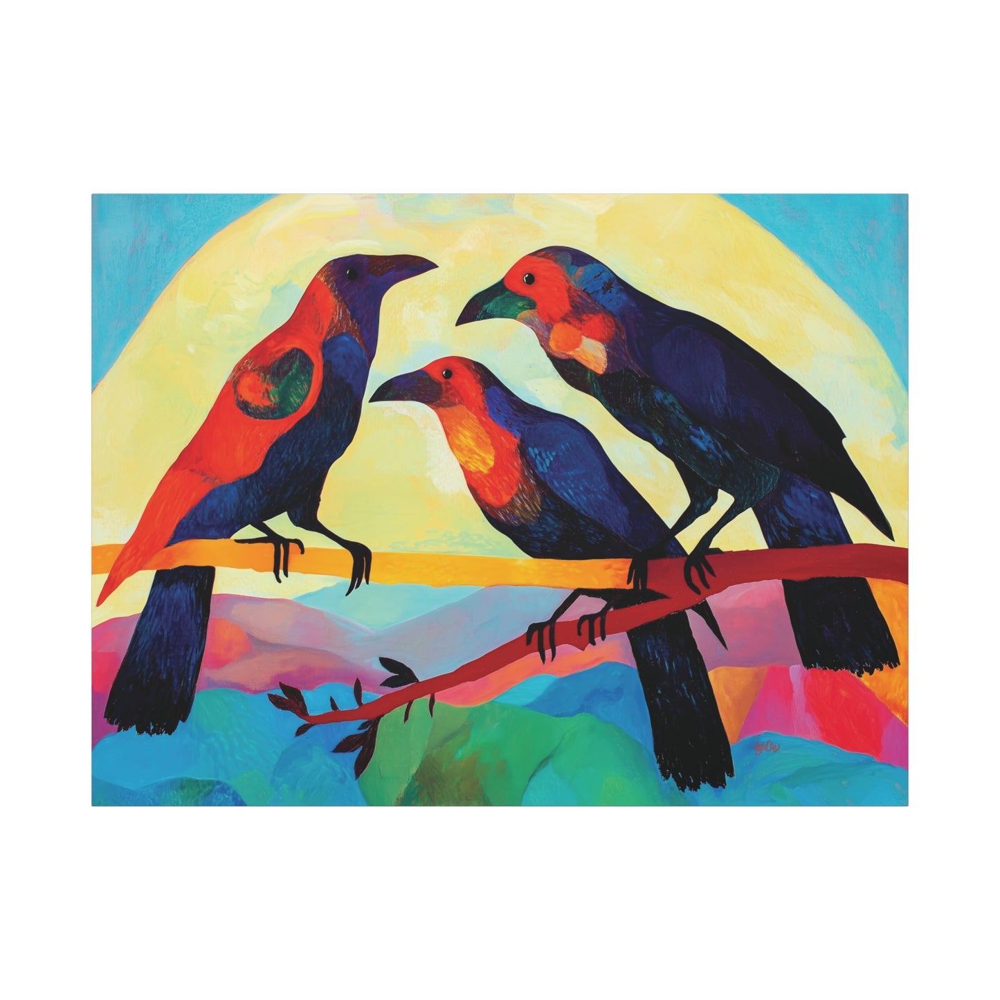 MARDI GRAS BLACKBIRDS