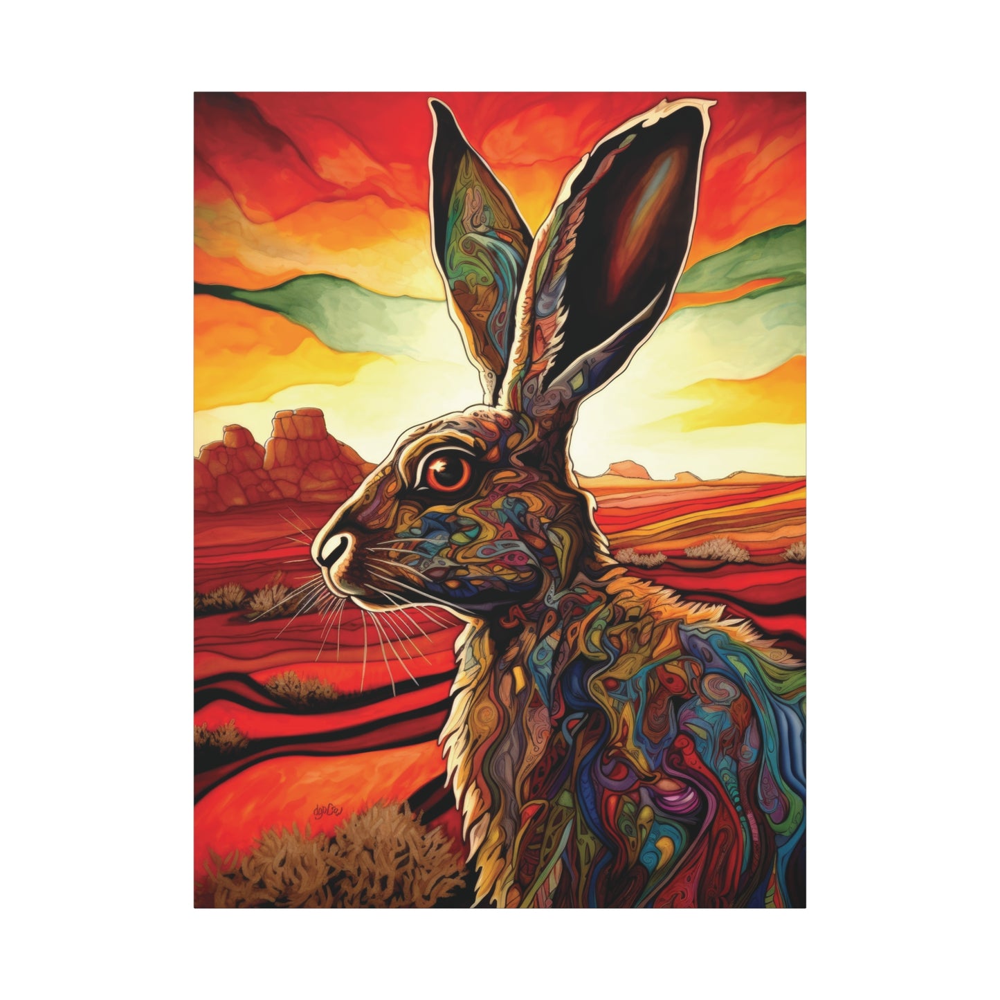 SUNSET JACKRABBIT