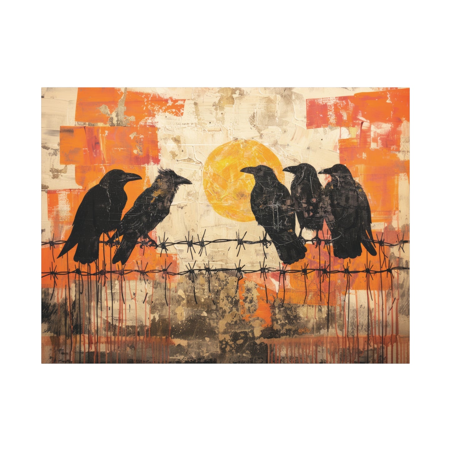 RAVENS ON A WIRE