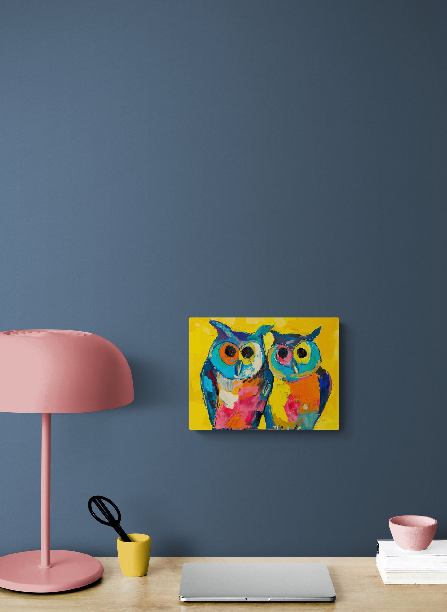 GREAT HORNED OWLS – COLOR SPLASH