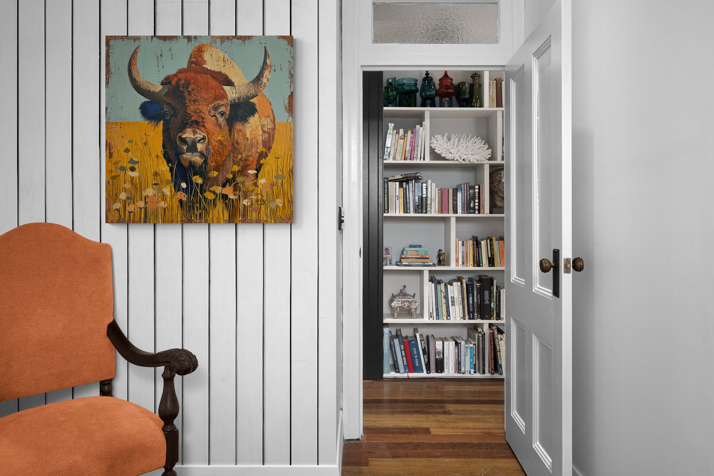 BISON IN THE MEADOW
