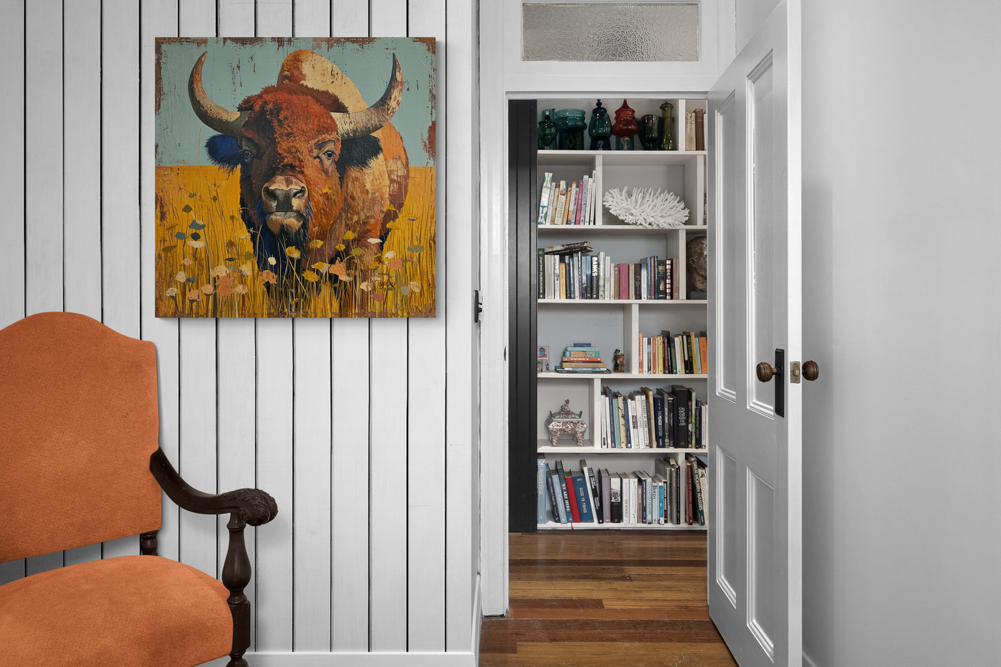 BISON IN THE MEADOW