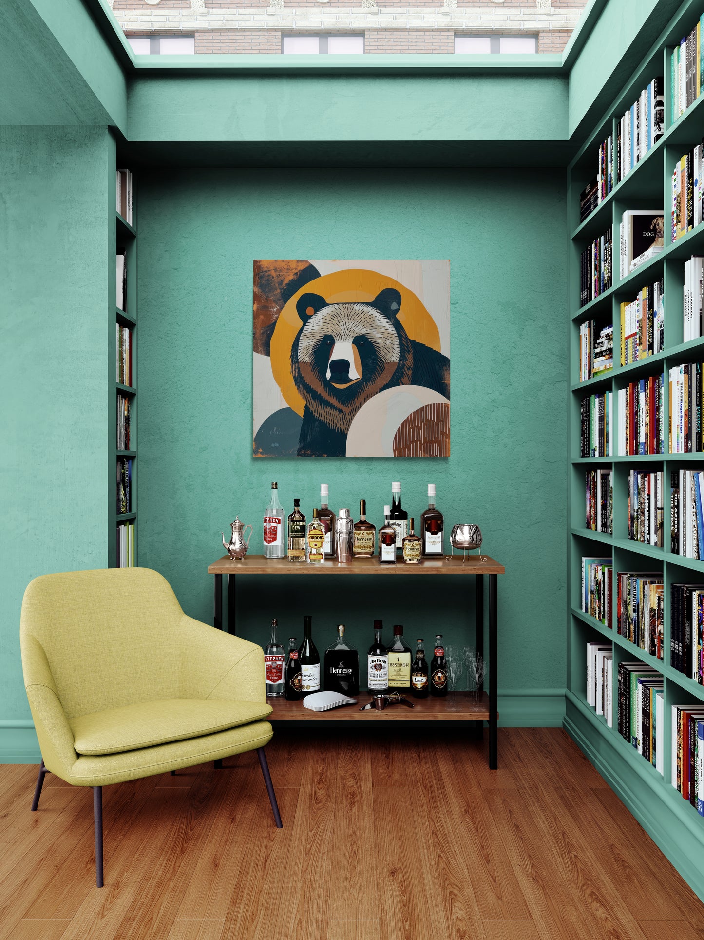 BROWN BEAR - MID CENTURY -2