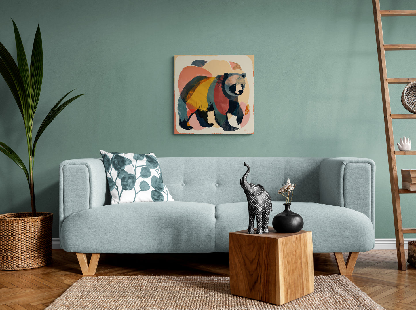BROWN BEAR - MID CENTURY -1
