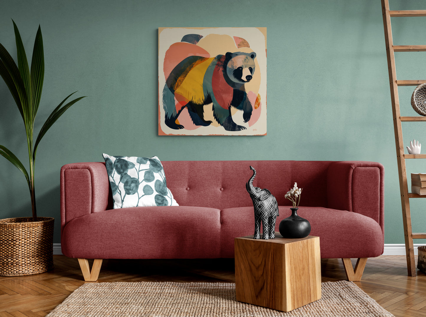 BROWN BEAR - MID CENTURY -1