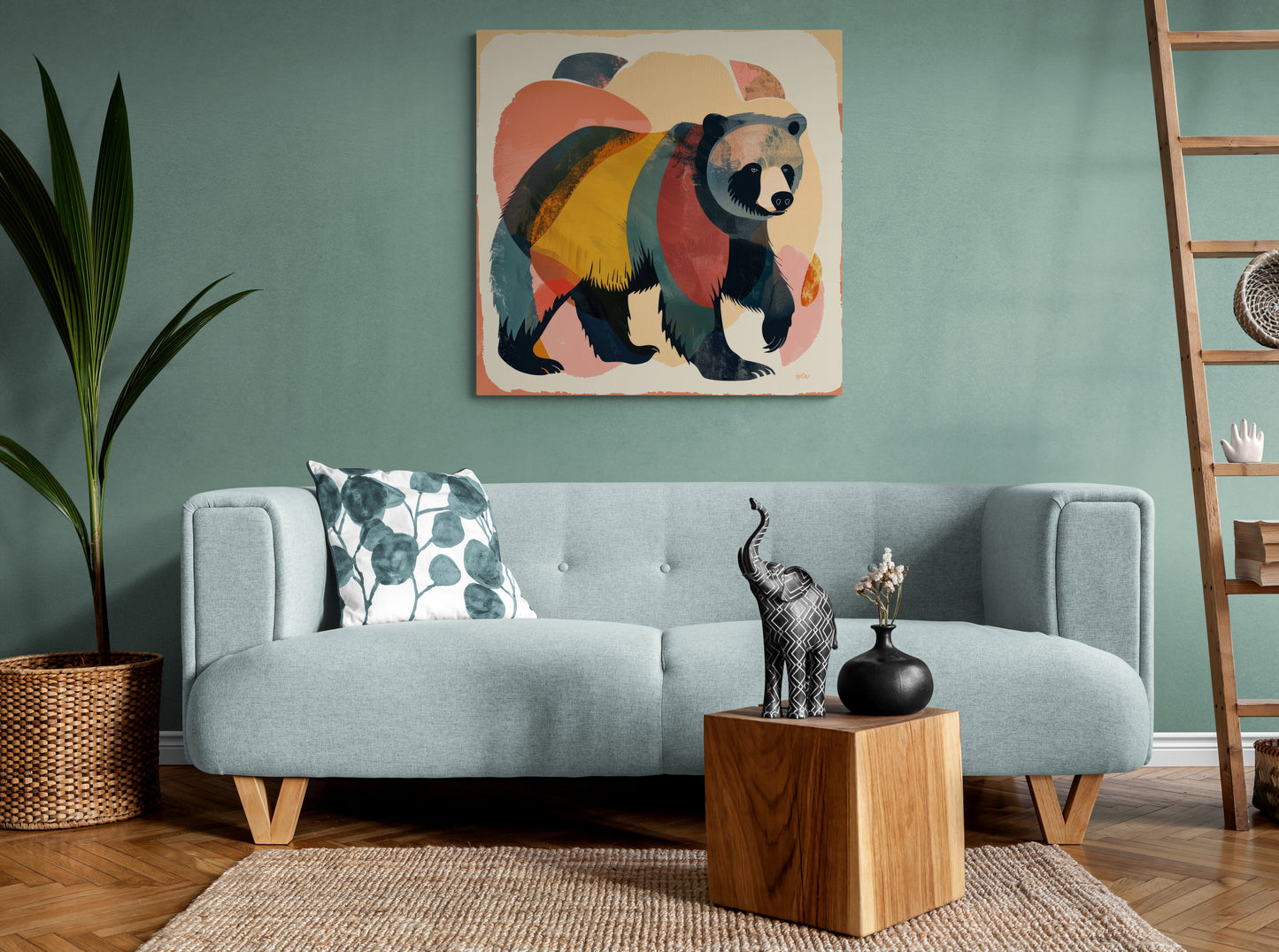 BROWN BEAR - MID CENTURY -1