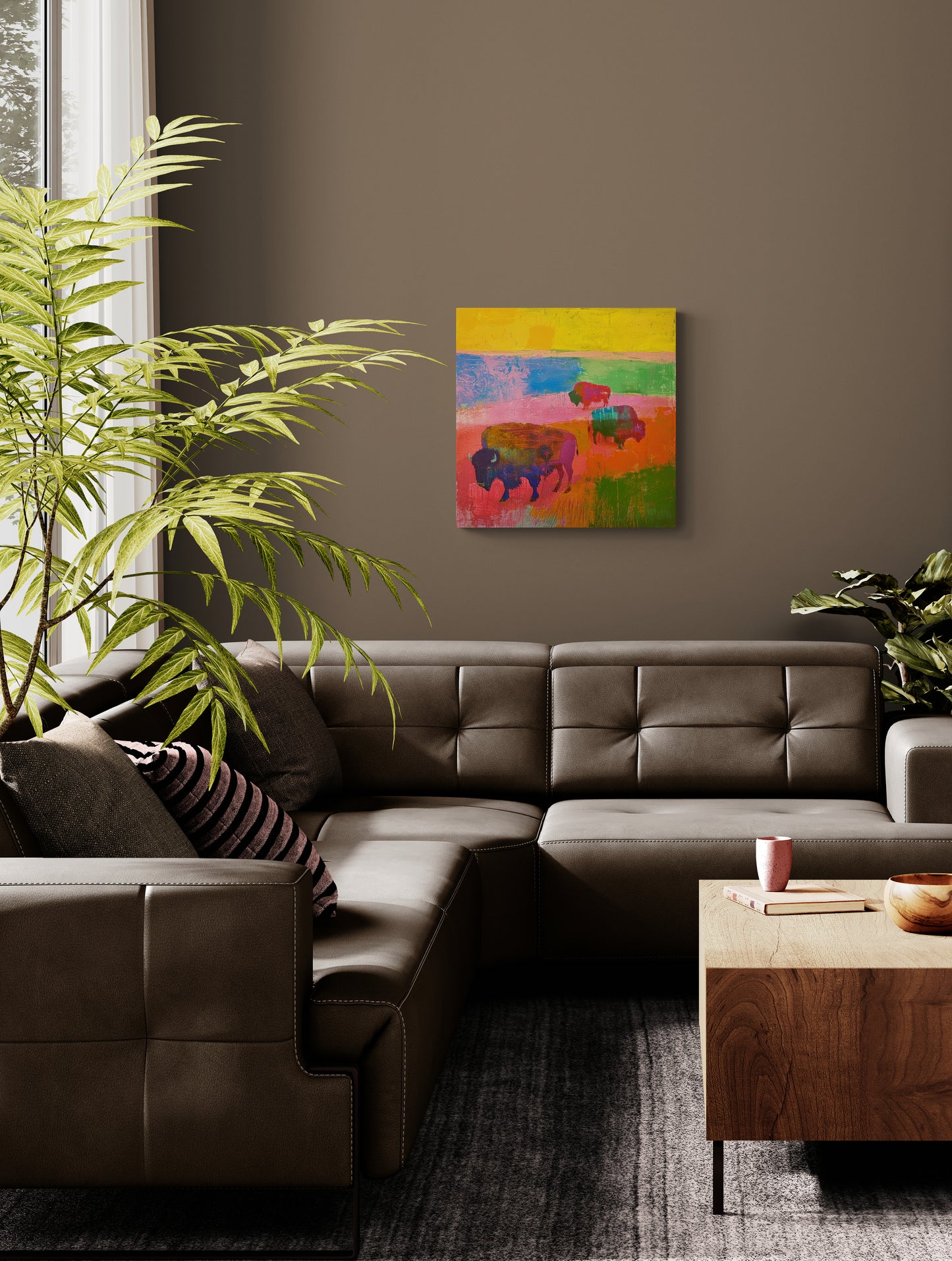 PATCHWORK PRAIRIE BISON