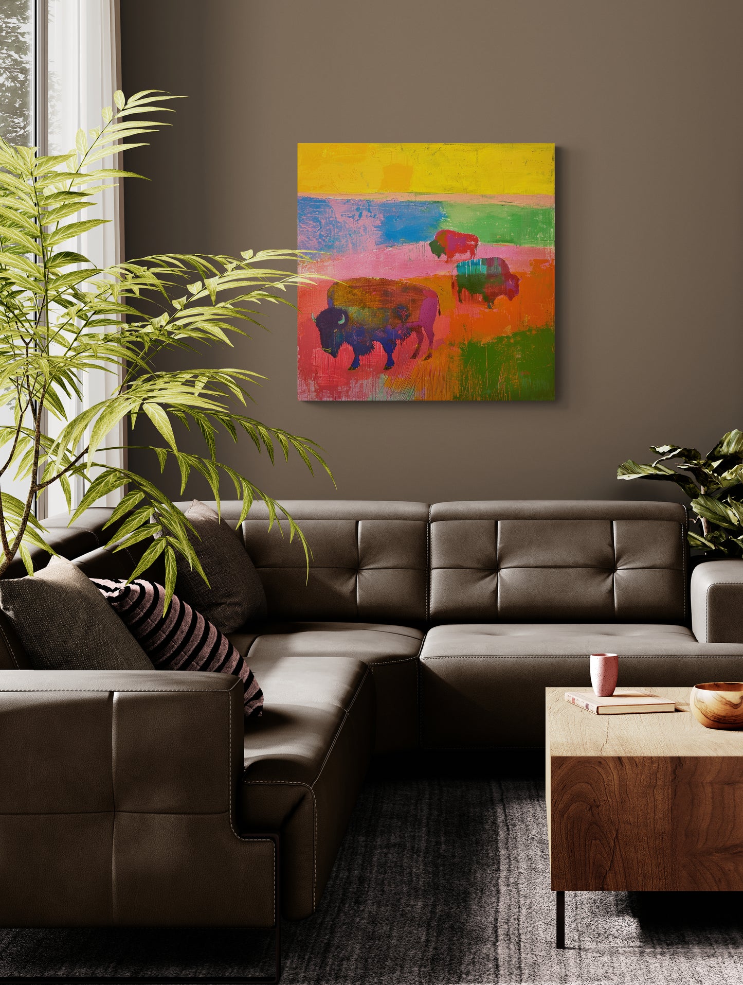 PATCHWORK PRAIRIE BISON