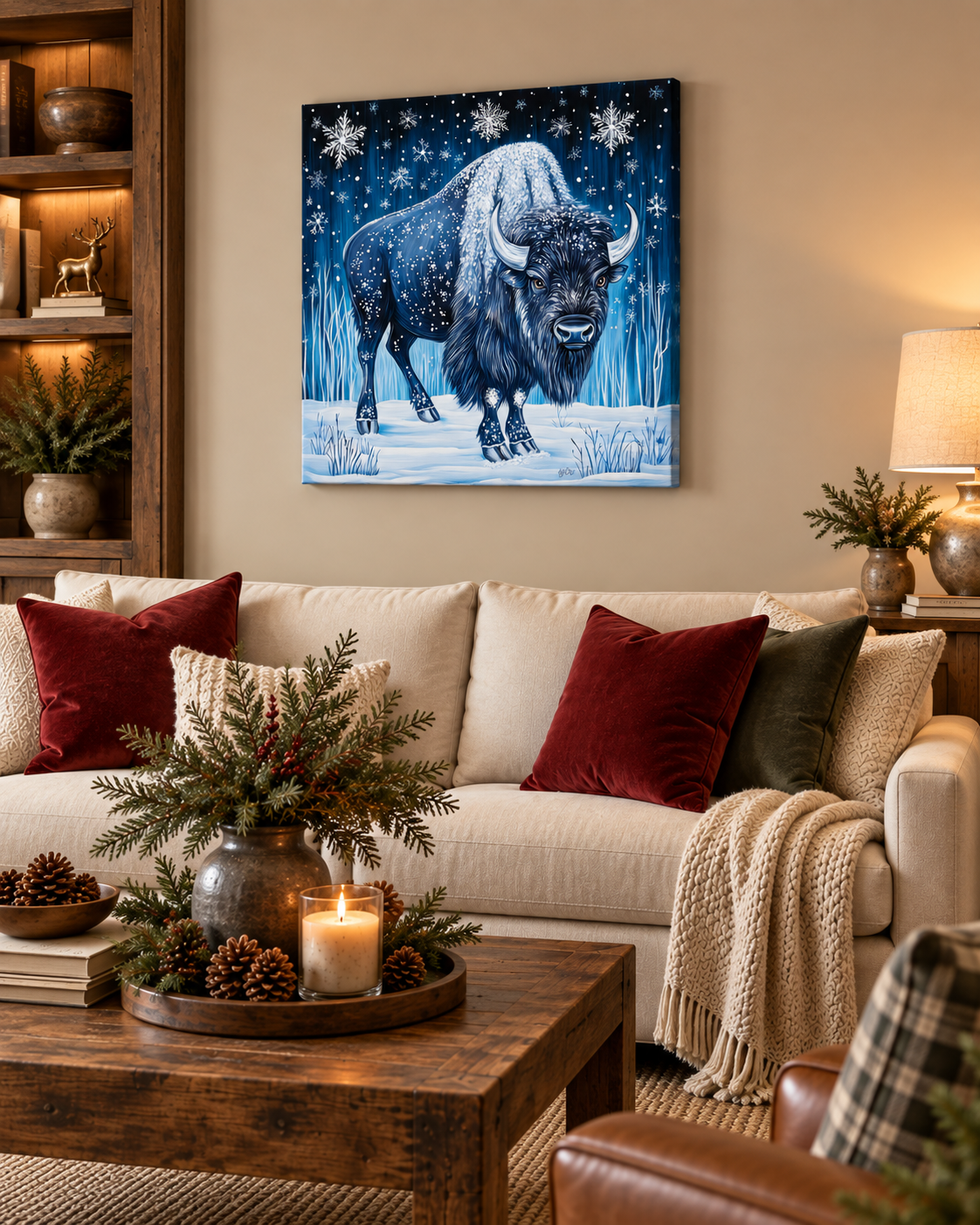 MIDNIGHT WINTER BISON