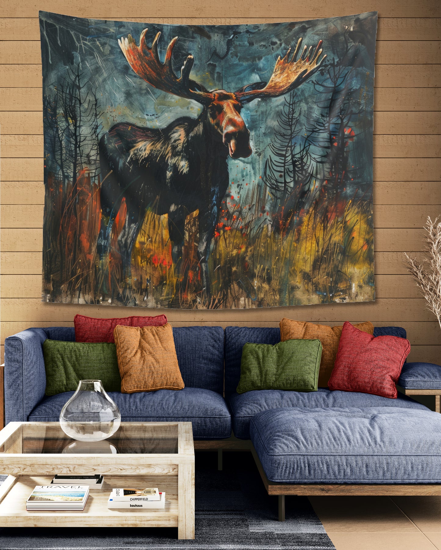 MOOSE - CHANGING SEASONS - Wall Tapestry