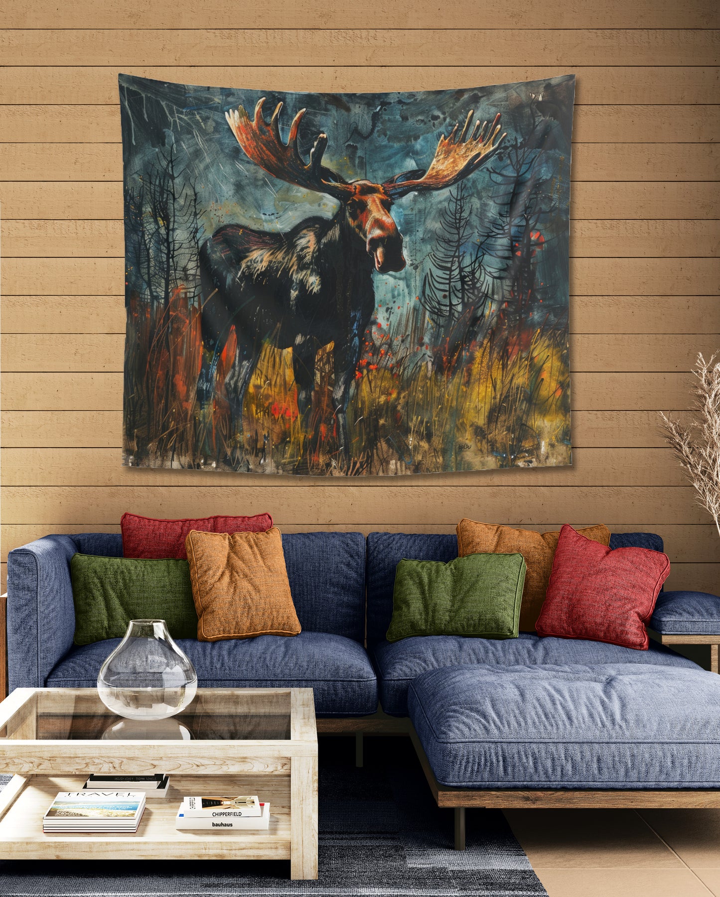 MOOSE - CHANGING SEASONS - Wall Tapestry