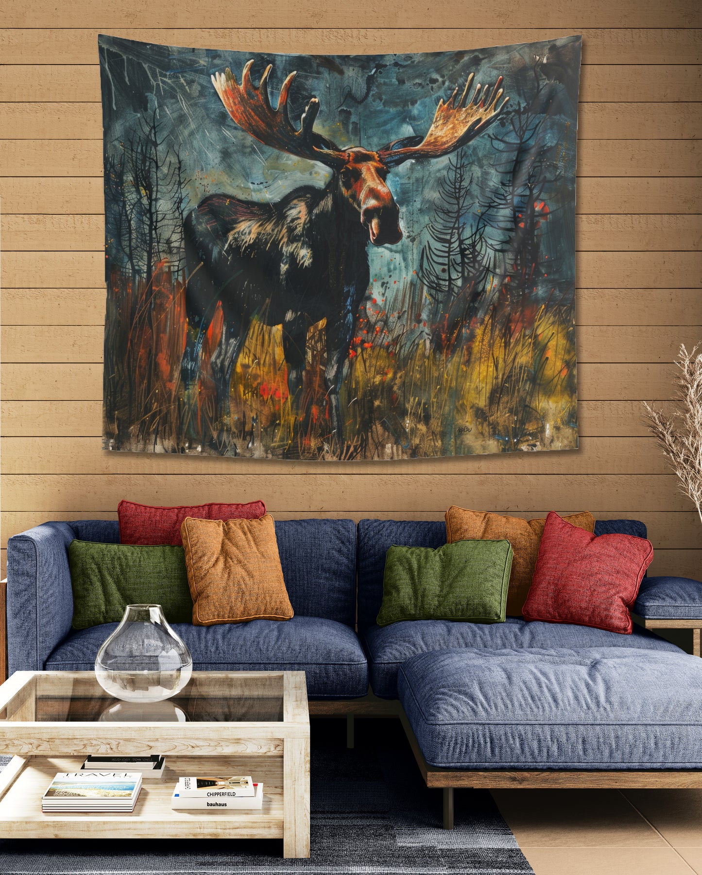 MOOSE - CHANGING SEASONS - Wall Tapestry