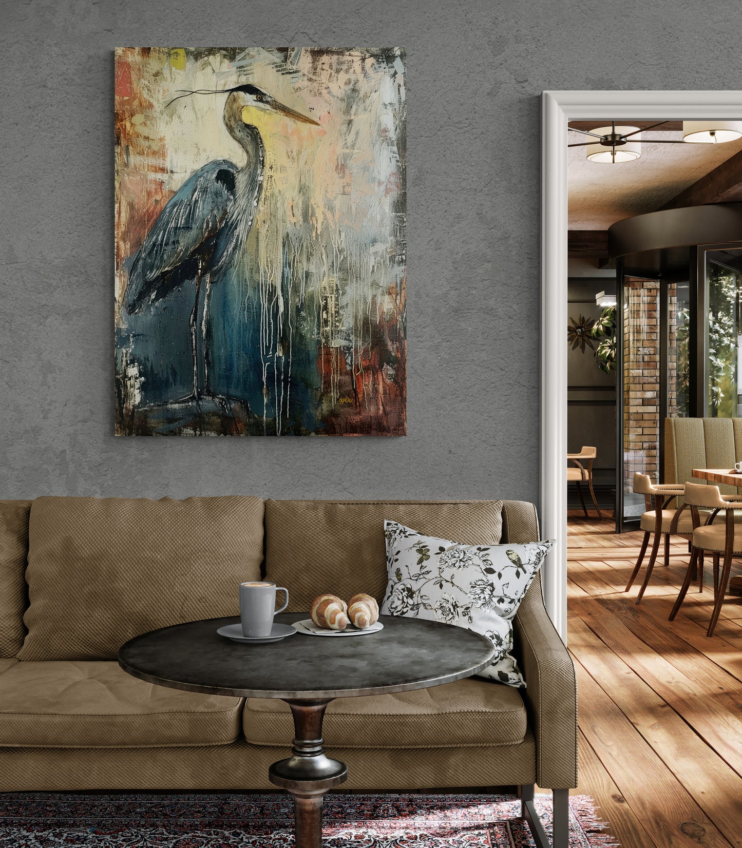 RAINY DAY HERON