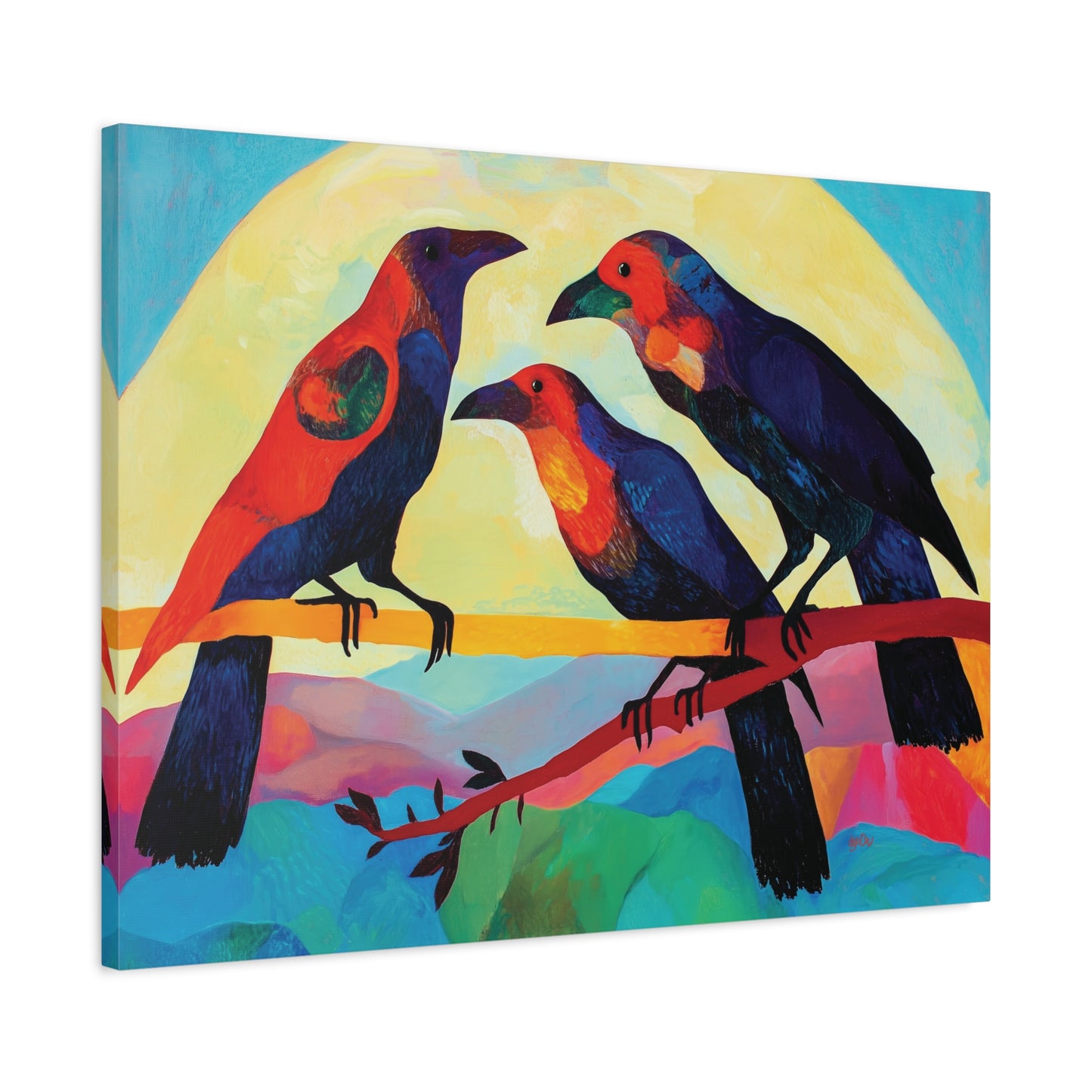MARDI GRAS BLACKBIRDS