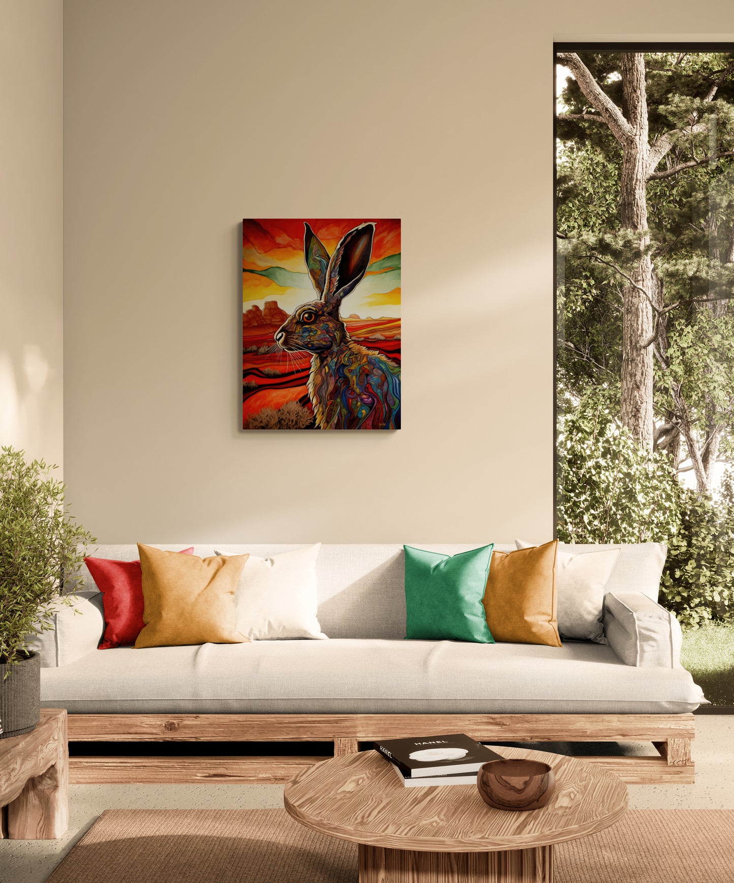 SUNSET JACKRABBIT