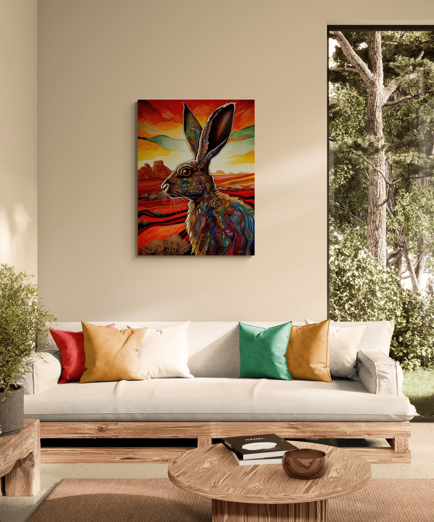 SUNSET JACKRABBIT