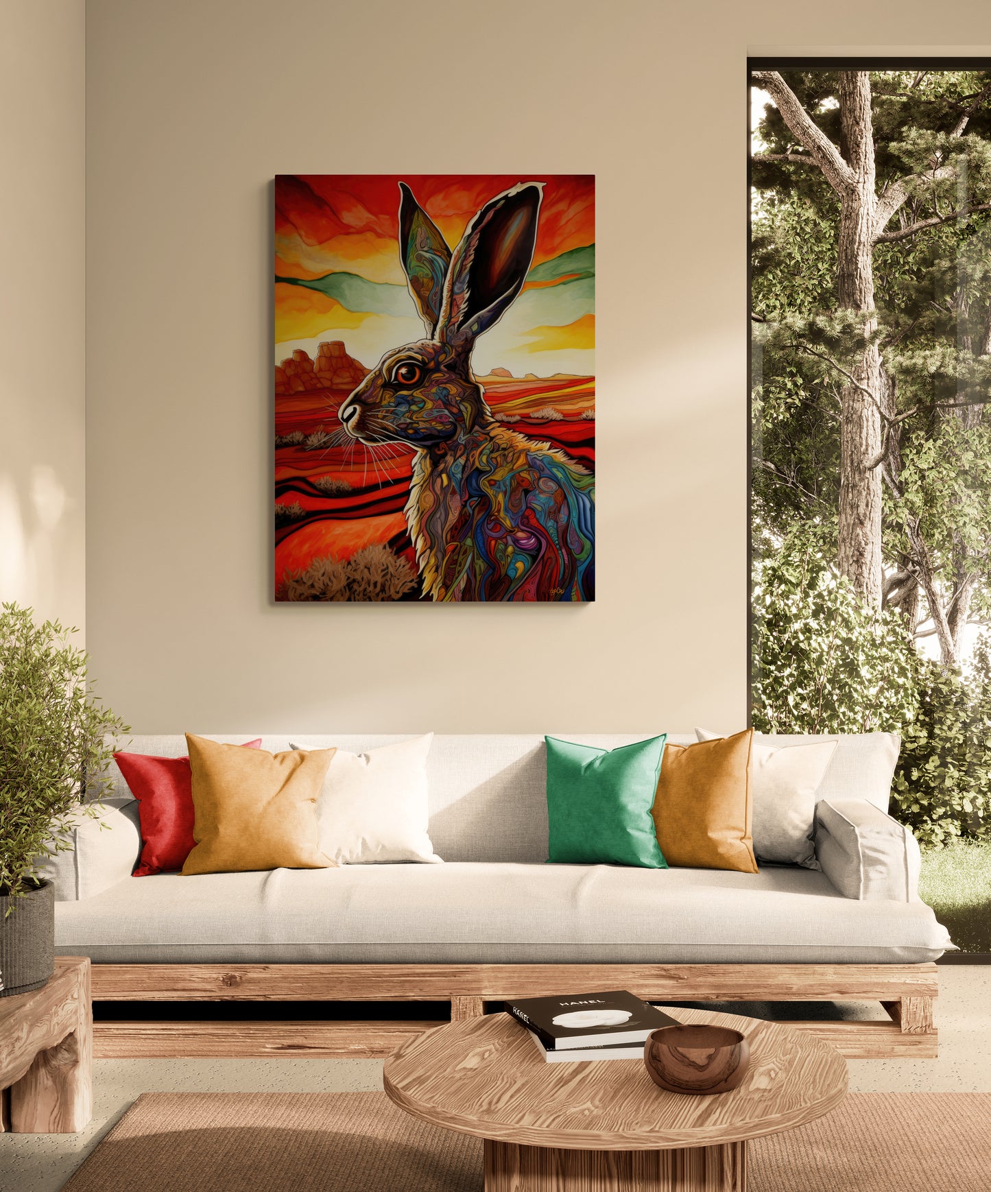 SUNSET JACKRABBIT