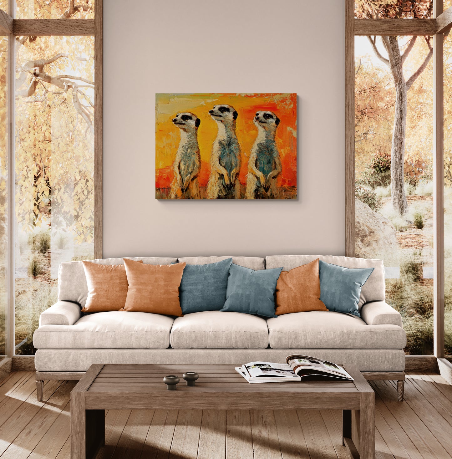 SUNSET MEERKATS