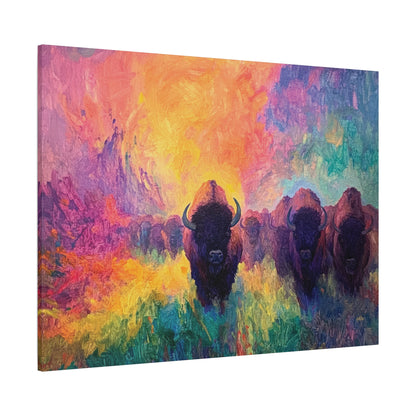 FLAMING SUNRISE BISON