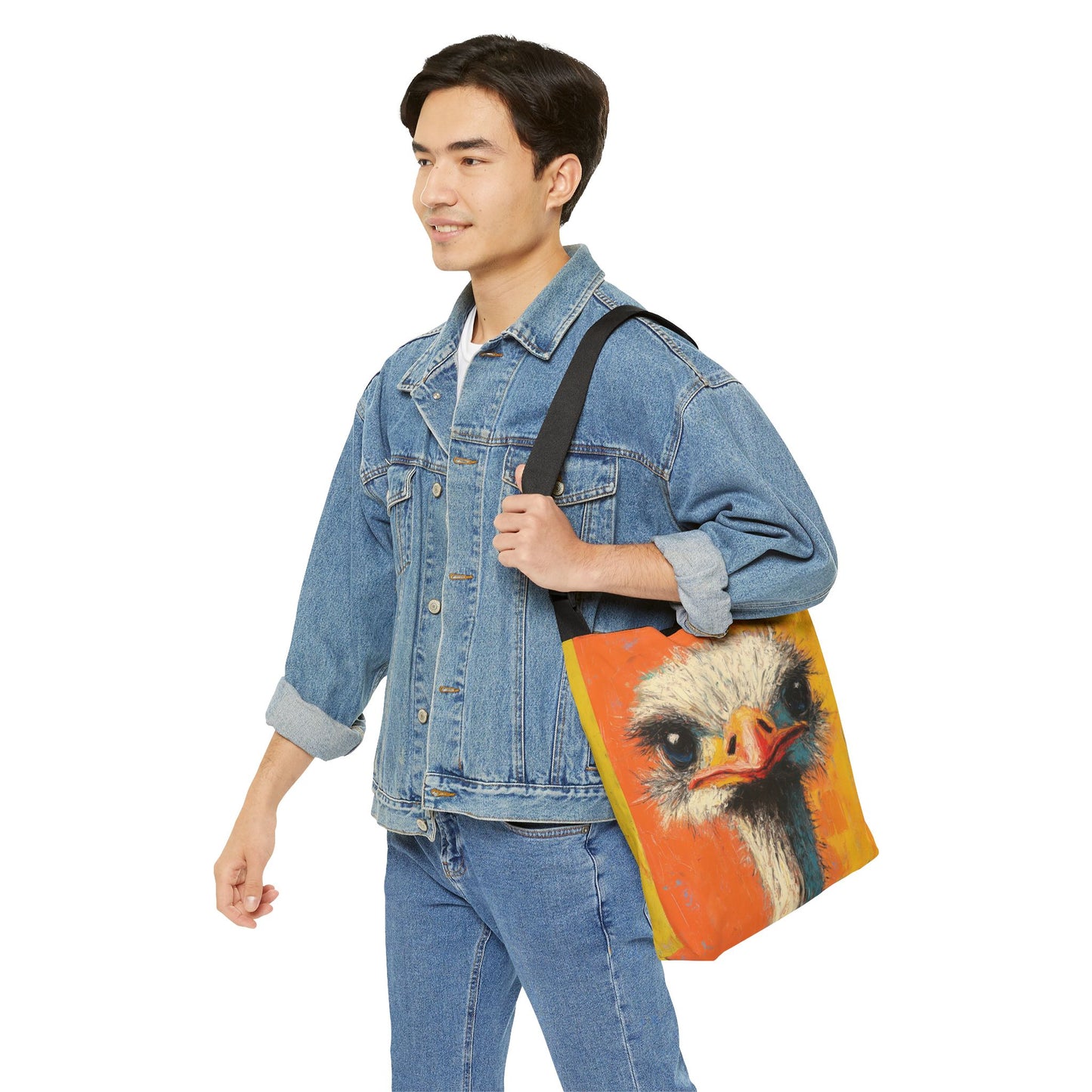 SERIOUSLY OSTRICH – Adjustable Tote Bag