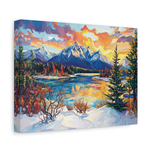 FLAME SKY MOUNTAIN LAKE