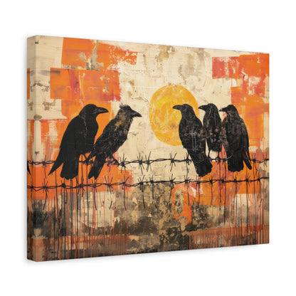 RAVENS ON A WIRE