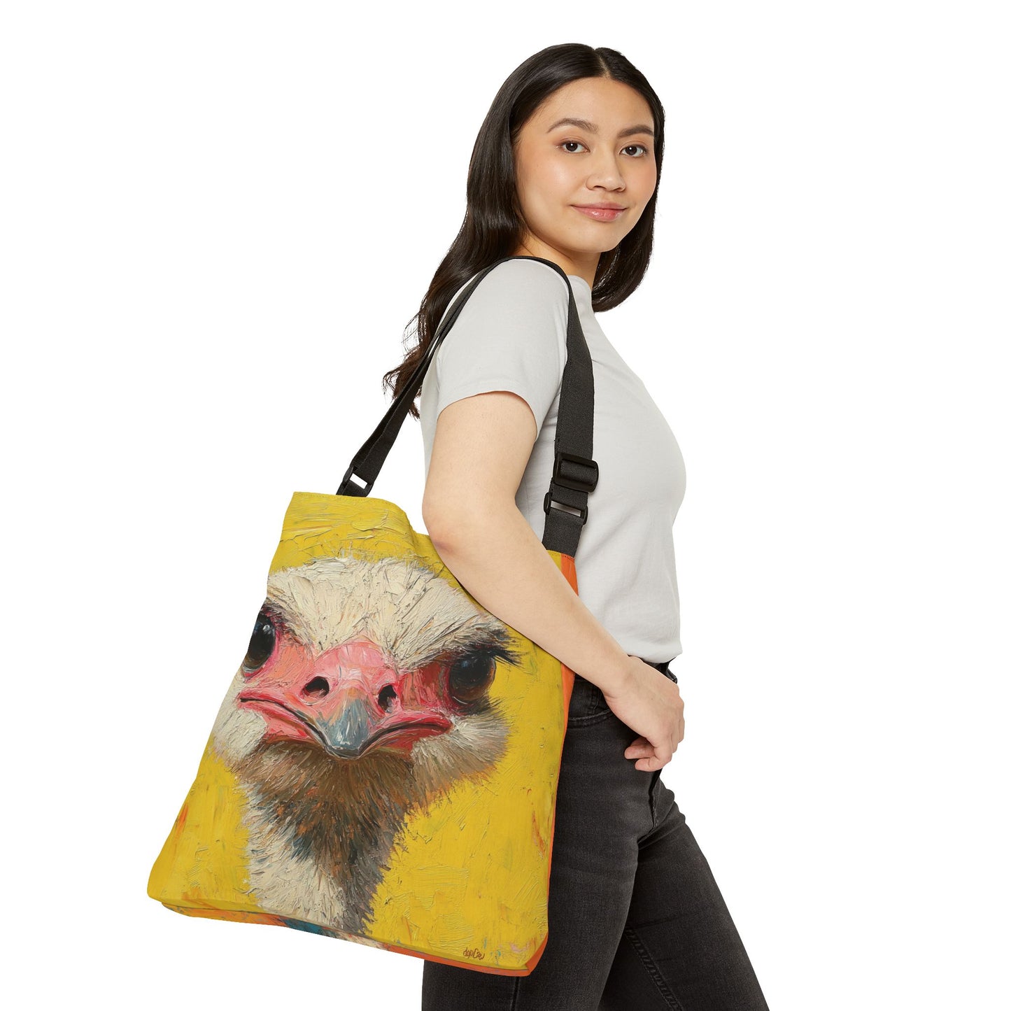 SERIOUSLY OSTRICH – Adjustable Tote Bag