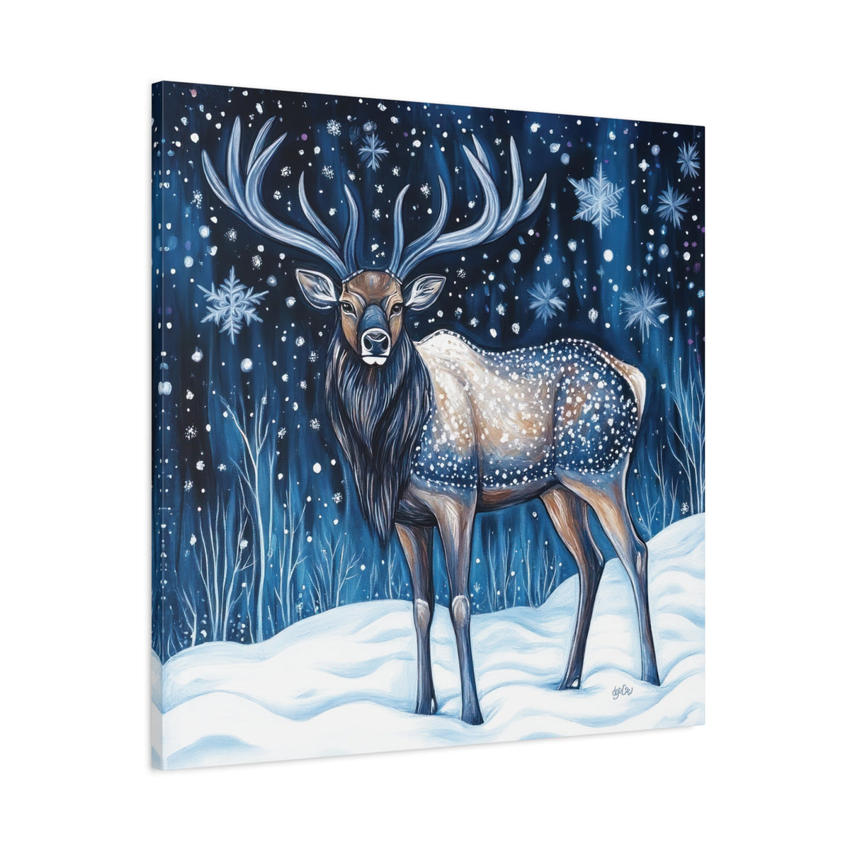 MIDNIGHT WINTER ELK