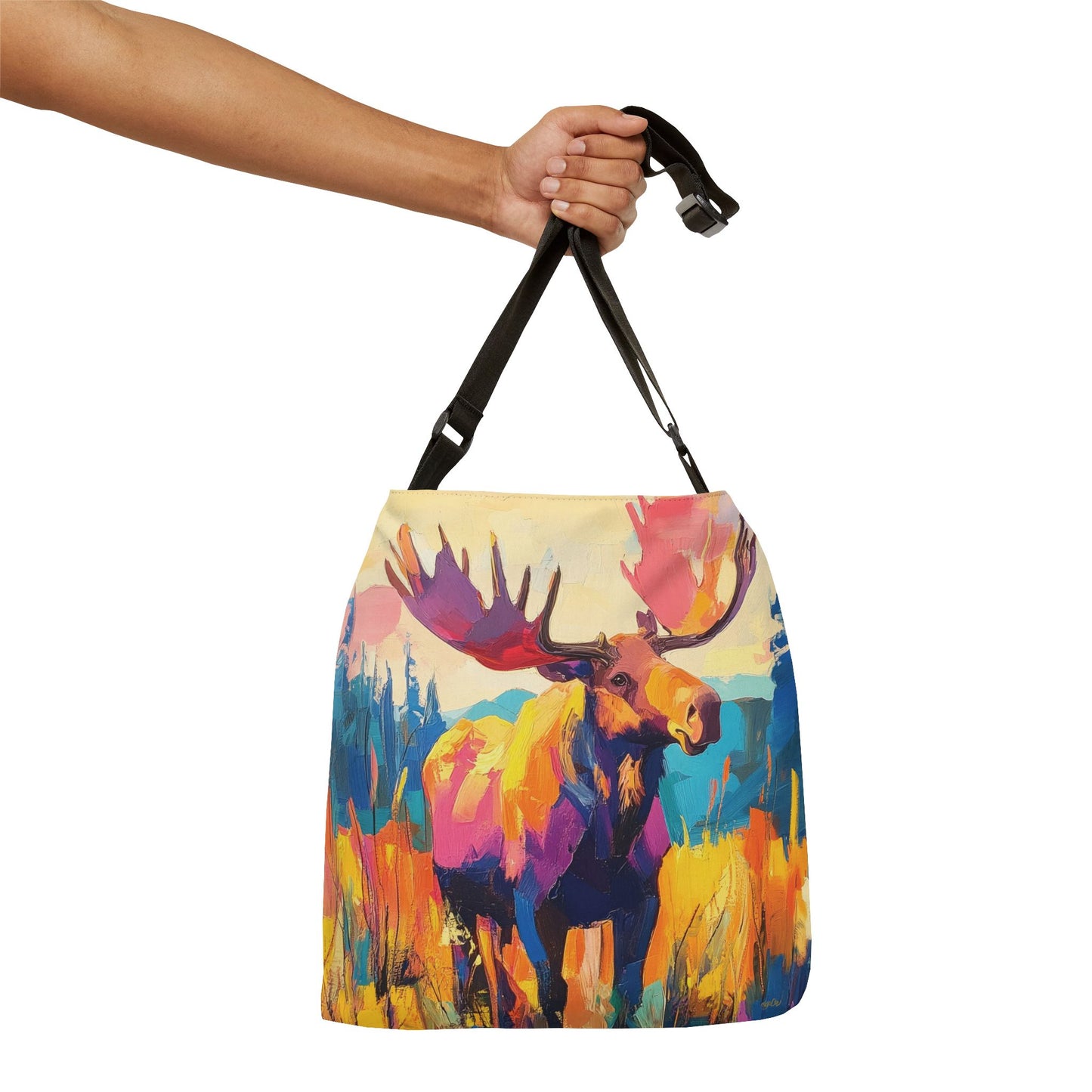 VIBRANT MOOSE - Adjustable Tote Bag