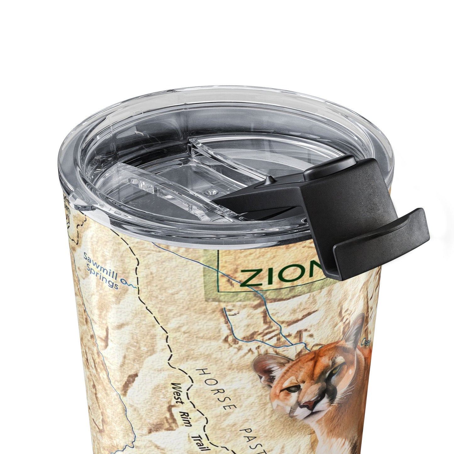 ZION NATIONAL PARK -  LION Tumbler 20oz