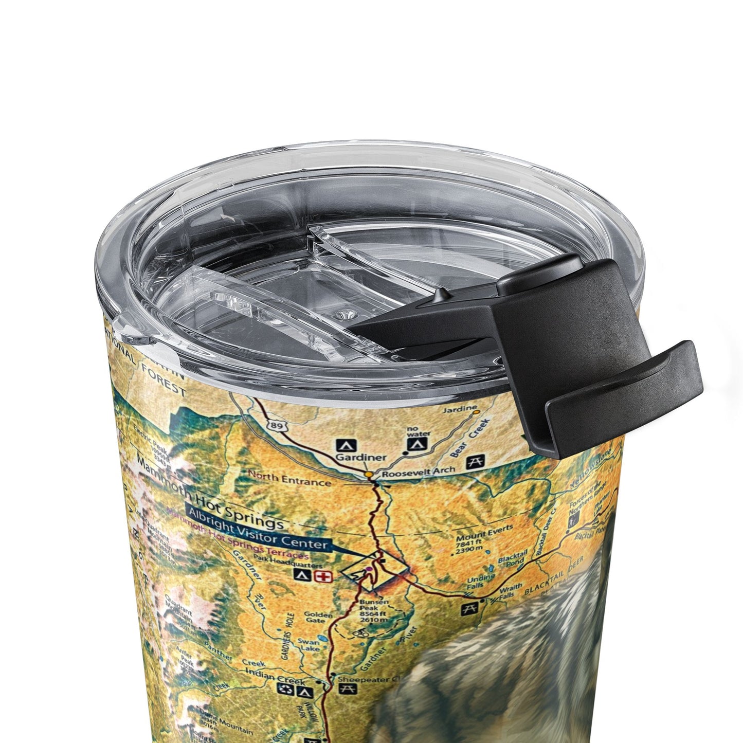 YELLOWSTONE NATIONAL PARK -  WOLF Tumbler 20oz