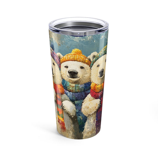 LITTLE WINTER POLAR BEARS - Tumbler 20oz