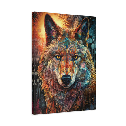 PSYCHEDLIC DECO  WOLF
