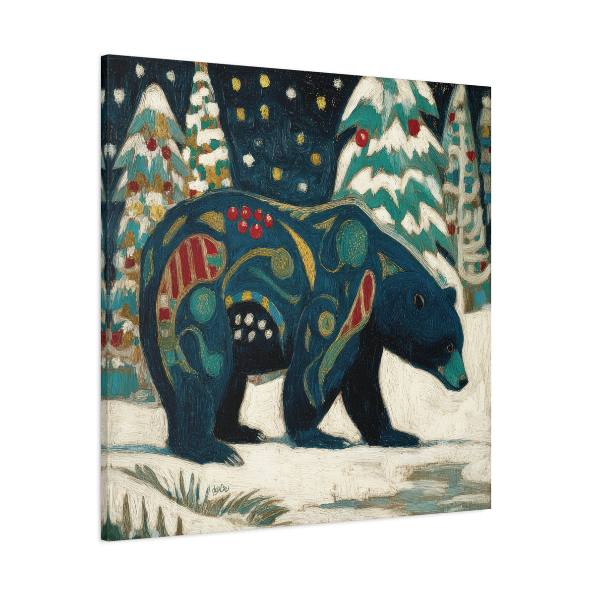 SNOWY NIGHT BEAR