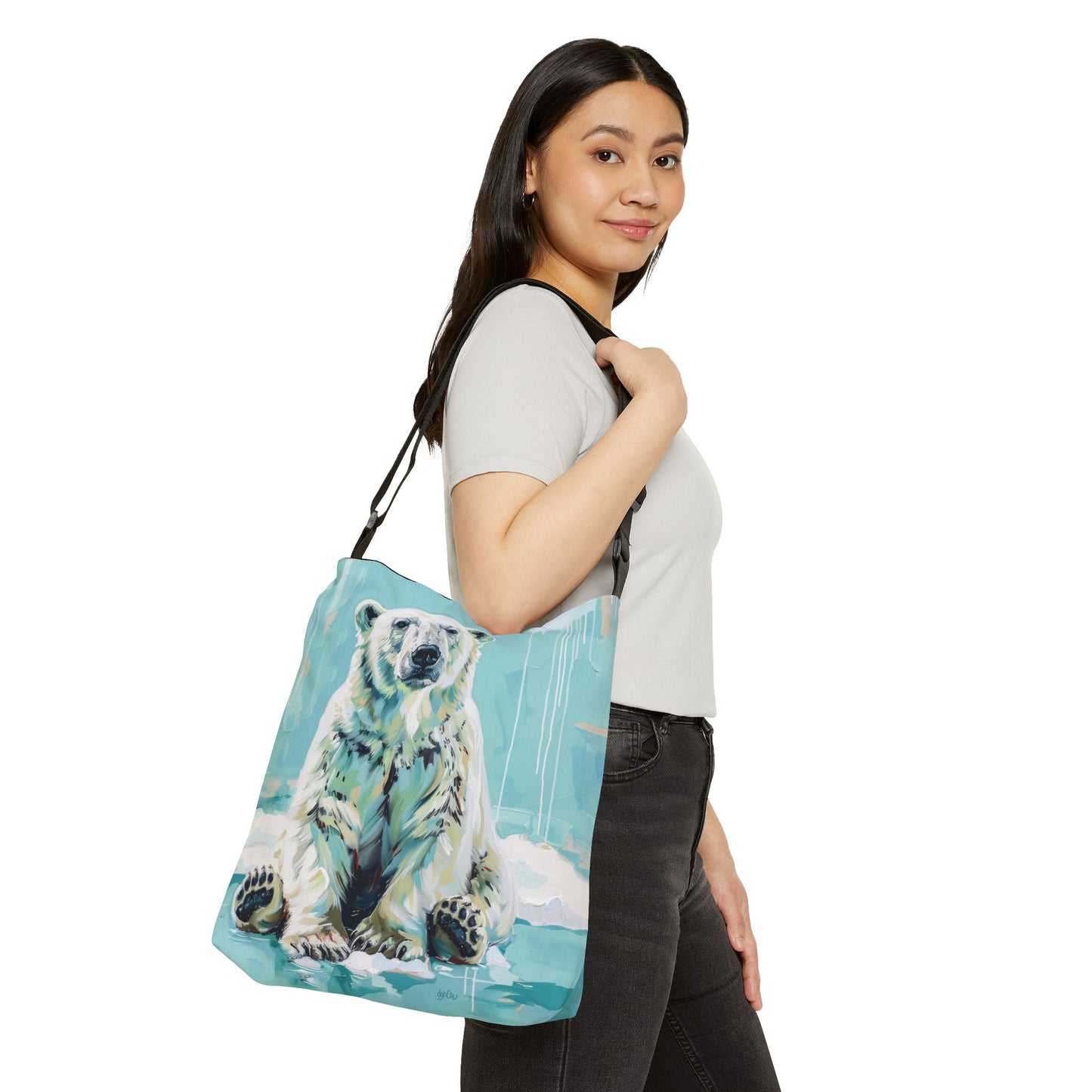 POLAR BEARING - Adjustable Tote Bag