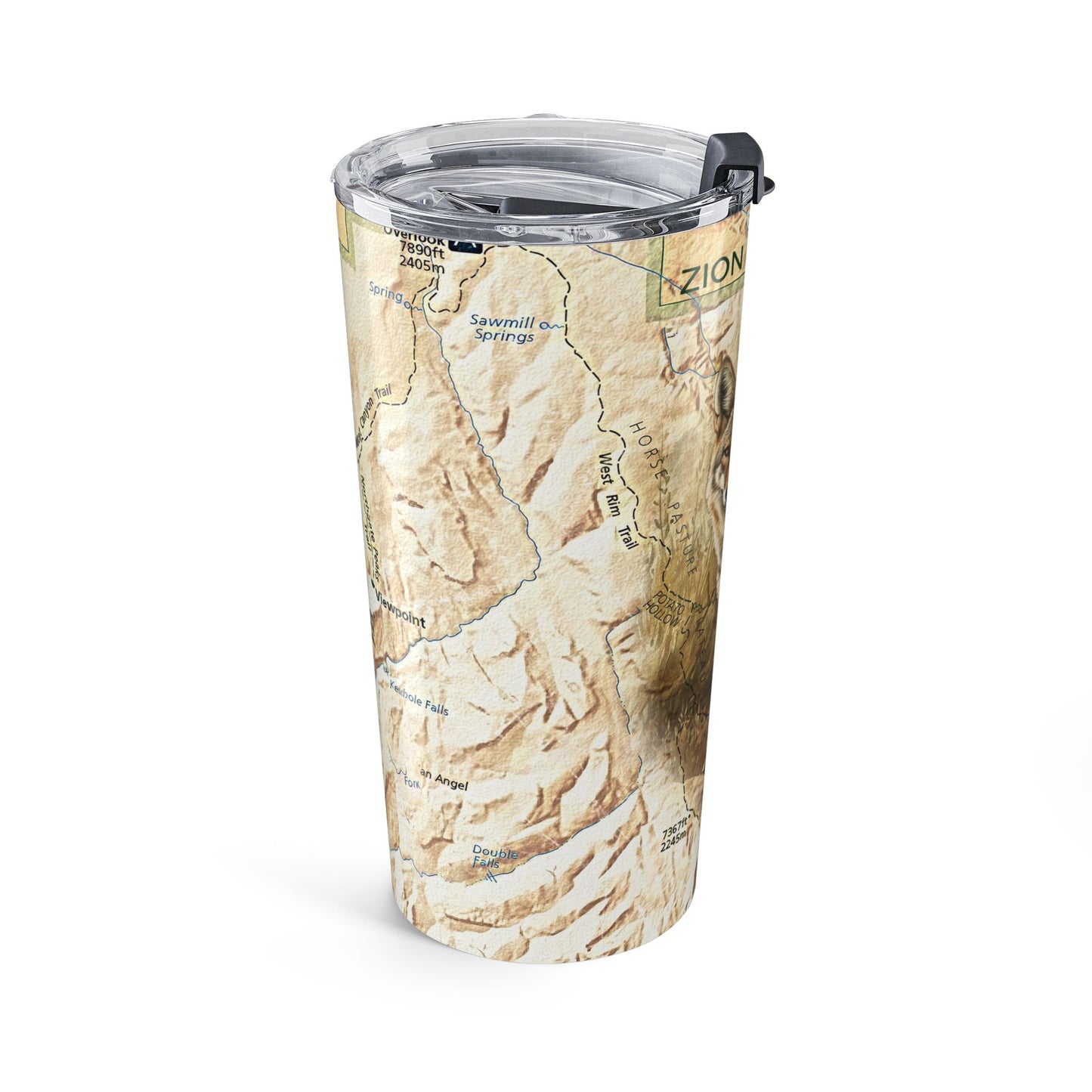 ZION NATIONAL PARK -  COYOTE Tumbler 20oz