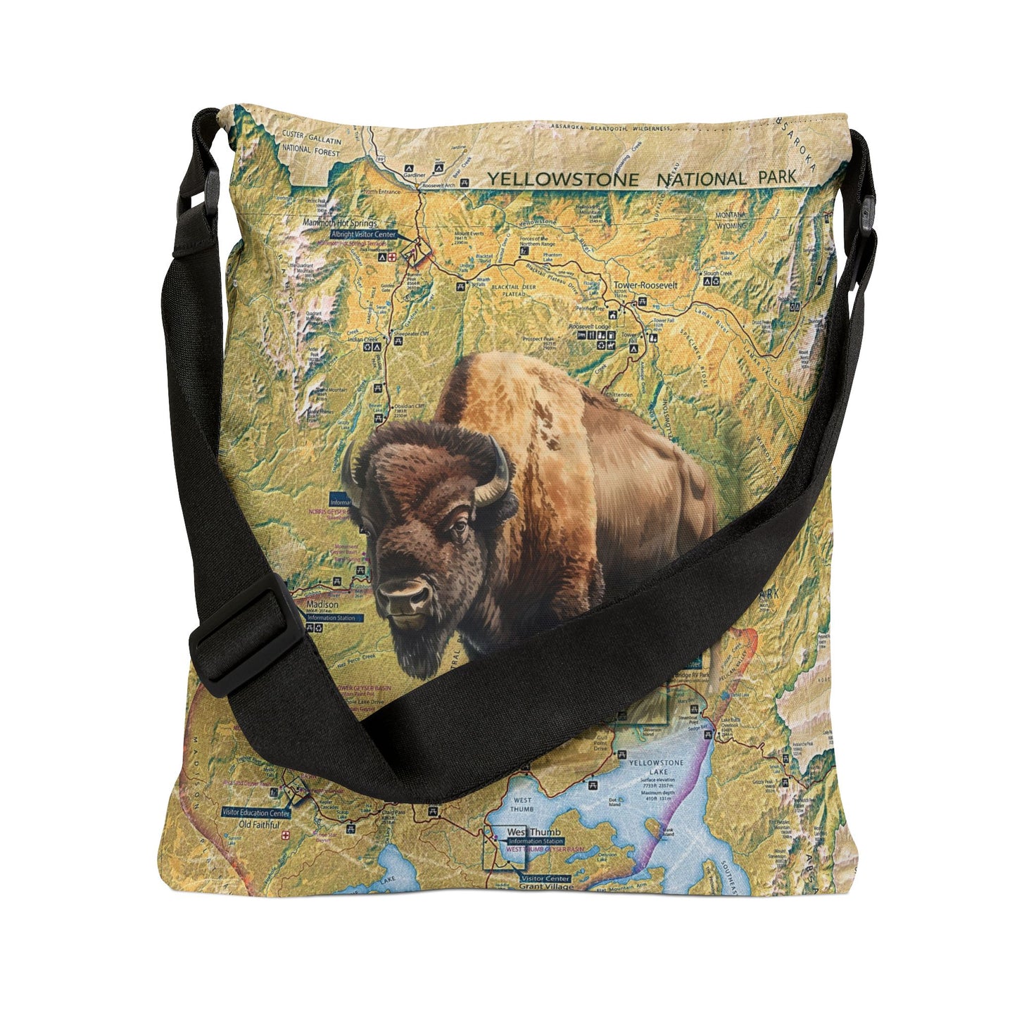 YELLOWSTONE NATIONAL PARK - Adjustable Tote Bag
