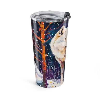WHITE WOLF - 20 oz Tumbler