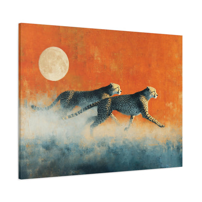 SUNRISE, FULL MOON CHEETAHS