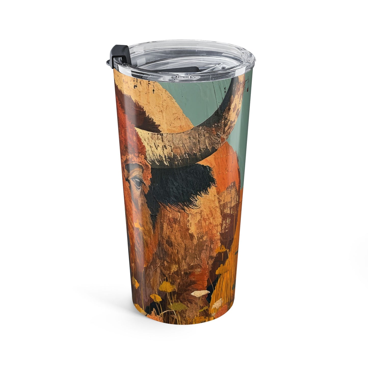 Bison in Meadow - Tumbler 20oz